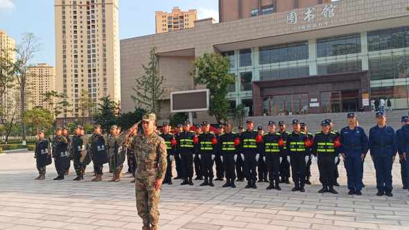 贴近实战精业务 以练促建展风采——学校举办春季安保能力业务展演活动