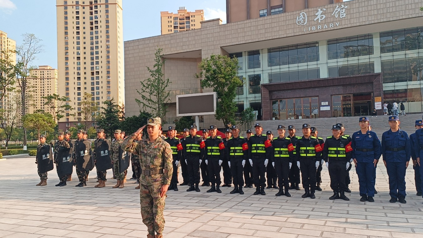 贴近实战精业务  以练促建展风采  6163银河线路检测中心举办春季安保能力业务展演活动