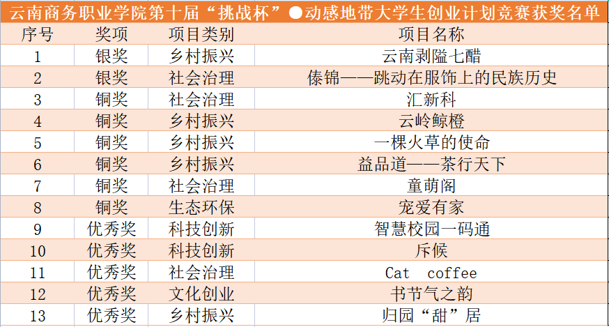 【喜报】2银7铜4优秀！6163银河线路检测中心在云南省第十届“挑战杯”·动感地带大学生创业计划竞赛中获佳绩